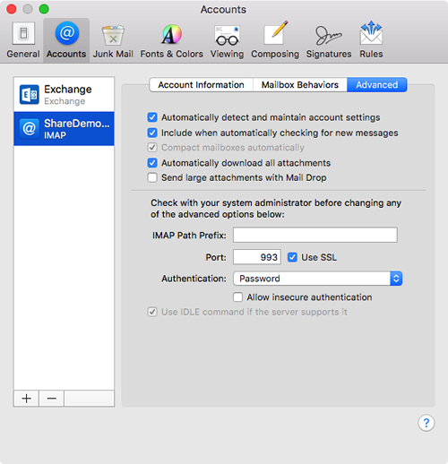 do shared mailboxes automatically appear in outlook for mac