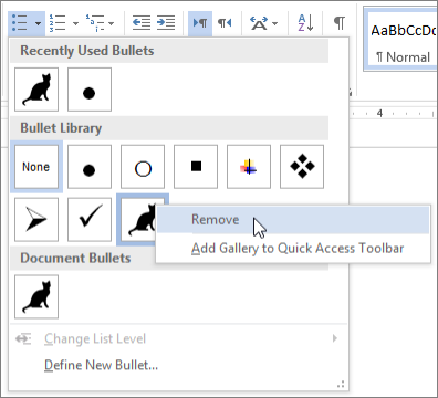 do bullet points in microsoft word for mac